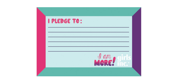 girls pledgecards